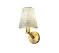 ZQBHK nordic style wall sconces, fabric cone lampshade headboard wall lamp decor lighting, flush mount indoor wall lights fixture for living room hallway bedroom bedside