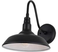ZQBHK wall lamp gooseneck wall light barn light black outdoor wall sconce lighting fixture aluminum waterproof wall mount lamp farmhouse outdoor,luxury