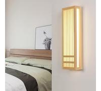 ZQBHK wall light led wall sconces japanese style solid rectangular wall lamp living room background wall sconce light,luxury