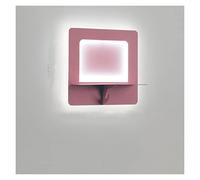 ZQBHK Wall Sconces, Wall lamp, LED Wall Lamps Study Living Room Bedroom Bedside Aisle Corridor Indoor Lighting Home Lights Can Put Things with Hook(Square White 20cm)