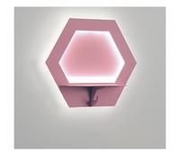 ZQBHK Wall Sconces, Wall lamp, LED Wall Lamps Study Living Room Bedroom Bedside Aisle Corridor Indoor Lighting Home Lights Can Put Things with Hook(Square White 20cm)