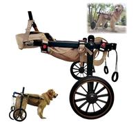 ZQBXHDZW Dog Wheelchair For Back Legs,Wheel Wheelchair Back Large,Rear Support,Light Weight,Adjustable Pets Cart Legs,For Aging,Disable,Injured,Arthritis,Weak Dog/Cat/Pet(L,Blue)