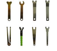 Zqemy Universal Rotary Tool Pin Pliers Universal Adjustable Angle Grinder Wrench Stainless Steel Spanner for Backing Pads on Angle Grinder(Type8)