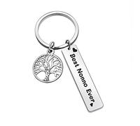 ZQEOU Nonno Christmas Keyring Nonno Birthday Jewelry Brother Keychain Uncle Inspired Jewelry, Nonno Birthday Keychain, Standard