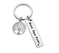 ZQEOU Opa Key Chain Best Opa Ever Jewelry Opa Birthday Jewelry Grandfather Keychain, Opa Keychain, Default