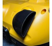 ZQFGUBJMM Rear Exhaust Port Compatible With DeWalt DCV581H | Redirects Exhaust Air, Durable Plastic Construction, Easy Tool-Free Installation(Black)