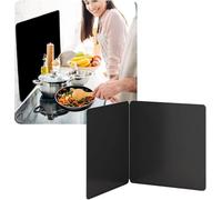 ZQFHSX Foldable Splatter Shield Guard Screen For Induction And Gas Cooker, Caravan, Camping Stove Draft Shield, Sink Vegetable Washing Waterproof Cover, Oil Splash