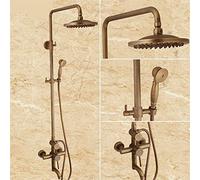 ZQFHSX Shower Set Mixer Bathroom Kitchen Waterproof Store Copper in The rain Wall Handheld