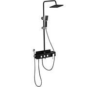 ZQFHSX shower set system wall mounted faucet with 8" head single handle bathroom bath filler and hand shower, bidet sprayer,d