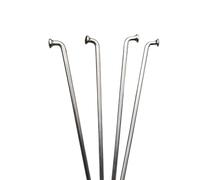 ZQINGQING Bicycle Spokes 40 Pcs 9G Diameter 3.5 Mm Motorcycle Spokes Stainless Steel Sliver Color E-bike J-bend(Length 127mm)