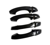 ZQINGQING Car Door Handle Fit Use for SEAT Leon Cupra 5F MK3 Accessories Door Handle Cover Trim Handles Covers Plastic Imitation Carbon Fiber(S-n)