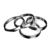 ZQINGQING Centric Rings 4Pieces/set Aluminum Hub Rings Hub Centric Rings Wheel Bore(57.1-66.5mm)