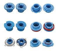 ZQINGQING Headlight Retainers Holder Adapter 2Pcs Universal Durable Long Lifespan Headlight Bulb Base Adapter Socket Retainer H1/H3/H4/H7/H11 Headlight Bulb Holders Adapter Retainer(H4)