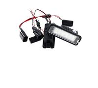 ZQINGQING Led Number Plate Light 12V 3W LED Number License Plate Light Lamp No Error Fit Use For Vw Passat B6 CC Eos Fit Use For Golf 4 5 6 7 MK7 License Plate Light