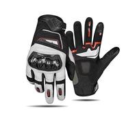 ZQINGQING Motorcycle Gloves Summer Motorcycle Offroad Gloves Equipment Rider Anti-fall Racing Riding Gloves(MG08 light gray,XXL)