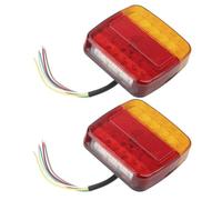 ZQINGQING Trailer Lights Trailer Lights Number Plate Light Truck Caravan Tail Rear Reverse Brake Stop Lamp Turn Signal Indicator 1 Pair