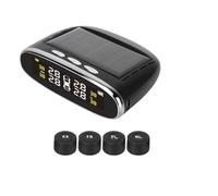 ZQINGQING Tyre Pressure Monitoring System Solar Car Tire Pressure Sensors Monitoring System Tyre Tester Diagnostic Tools Alarm Kit Digital Automotive Accessories(External Sensor)