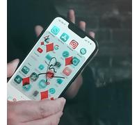 ZQION Card To Cellphone Close up Magic Tricks Signed Card Penetrates Phone Screen Visual Poke Magia Stage Illusions Gimmicks Mentalism Props Street Magic