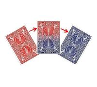 ZQION Change By Lloyd Barnes Magic Tricks Awaken Color Changing Poker Card Magic Props Cards Gimmick Magic Toys