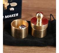 ZQION Coin Maker (Brass) Magic Tricks Steel Ball to Coins Appearing Magia Magician Close Up Illusions Gimmicks Props Mentalism Magica