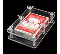 ZQION Crystal Card Press-Crystal Card Flatten Restore Deformation Magic Tricks Stage Illusions Magic Gimmick Magician Accessories
