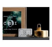 ZQION CSI - Coffee Shop Illusion Magic Tricks Unbelievable Ring on the Chain Vanishing in Coffee Close-up Street Gimmicks Mentalism Props