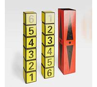ZQION Cuba A Libre Dice Exchange Magic Tricks for Professional Magician Tube Magie Stage Illusion Gimmick Props Comedy Mentalism (Yellow)