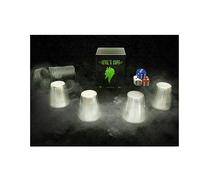 ZQION Devil's Cups Magic Tricks Close up Stage Gimmicks Illusions Mentalism Magic Props Dice Prediction Props for Magicians