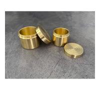 ZQION Double Brass Box Magic Tricks Coin/Ring Into Metal Box Gimmick Close up Magic Illusion Street Magic Magia Magicians Prop