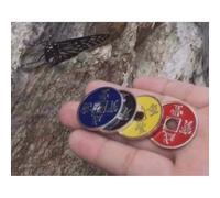 ZQION Four Colour Chinese Coin Set Magic Tricks Color Change Chinese Ancient Coin Magic Stage Illusions Accessories Props Magic Gimmick