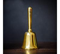 ZQION Golden Phantom Bell Chop Bell Magic Trick Chop Bell Professional Magician Props Stage Illusions Magic Mentalism