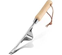 ZQION Hand Weed Remover Tool Garden Weed Puller with Long Handle Block Paving Weeding Tool Stainless Steel Deep Root Weeder Tools Manual Gardening Weed Picker Tool for Patio Crack Lawn Grass