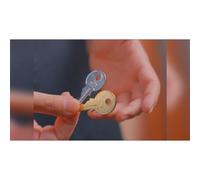 ZQION Hopping Keys by Bond Lee Close-up Magic Tricks Golden and Silver Key Vanish Appearing Color Change Transpositions Illusions Props