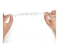 ZQION Infinite Loop Magic Tricks Magic Wire Puzzle Spiral Illusion Metal Ring Magic Anti Stress Toy Gift Easy to Do Street Magic Props