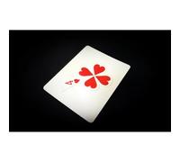 ZQION Lucky Clover Hearts Poker Card Magic Tricks Gimmicks Beautiful Visual Illusion of Love and Fortune Close Up Magic Props Magician