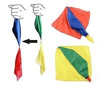 ZQION Magic Scarves Color Changing Silk Hanky Magic Trick Props Magic Scarf Stage illusions Magician Accessories,2 Pcs/Set