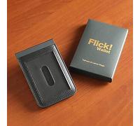 ZQION Magic Tricks Flick! Wallet Magic Card Coin Appearing Vanishing Magic Wallet Close Up Street Illusions Gimmicks Mentalism Props
