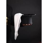 ZQION Magician Dove Production Top Hat Multi-Function Magic Hat Stage Magic Tricks Empty Hat Dove Appearance & Silk Vanish Trick Magia Props Funny