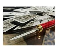 ZQION Perfect Stab Gimmick By Hank Close Up Magic Tricks Illusions Magician Props Small Stage Shows Bar and Restaurant Gigs Magic Fun