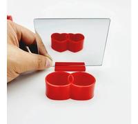 ZQION Phantom of Heart Circle Star Magic Tricks Visual Shape Change Magia Accessories Close Up Illusions Gimmicks Mentalism Props Funny