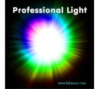 ZQION Professional Light-Pair Set Stage Magic Props Super Light Magic Tools Party Magic Show Professional Magic Tricks For Magician Magic Accessories (White)