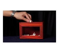 ZQION Quantum Billet Box Magic Tricks Wooden Box Magic Professional Magician Stage Illusions Gimmick Props Comdy Funny