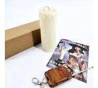 ZQION Remote Control Self-Igniting Magic Candle Stage Magic Tricks Ghost Flame Illusions Creepy Automatic Lighting Prop for Pranks Fun