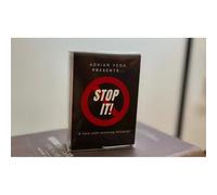 ZQION Stop It! (Gimmicks) By Adrian V Card Magic and Trick Decks Close Up Performer Magic Tricks Professional Magician Beginner Bar (Blue)