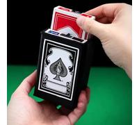 ZQION Switcher Deck Change Device Magic Card Switcher Instant Full Deck Change Poker Magic Props Magician Gimmick Utility Tool Tricks