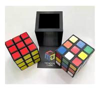 ZQION Vanishing Cube Super Visual Illusion - Professional Close-Up Magic Trick Prop with Sleight of Hand Gimmicks, Stage Performance & Party Games for Magicians, Funny Bar Entertainment