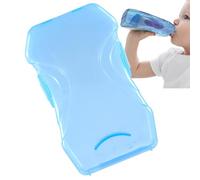 Zqkimzi Baby Food Pouch Holder | Squeeze Proof Safe Food Storage Containers | Baby Food Box, Self-Feeding Yogurt Pouch Holder, Prevents Messes for Baby Over 6 Months