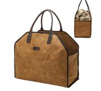Zqkimzi Firewood Tote Bag, Log Pouch Waterproof, Heavy Duty Construction, Multi-Functional Design and Carrying Pouch for Barbecues, Camping Trip, Holiday, Picnic, 23.23x6.69x18.9 inches