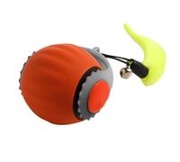 Zqkimzi Interactive Cat Ball Toy, Pet Cat Electric Toy, Intelligent Sensor Ball, Fast Rolling Cat Toy, Kitten Boredom Buster, Automatic Cat Ball for Engaging Playtime in the Bedroom or Park
