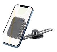 Zqkimzi Magnetic Car Phone Holder, Dashboard Windshield Mount, Adjustable Rotating Strong Magnet for Safe Driving, Car, Trucks, Men, Women, and Road Trips, 5.12x1.97x1.5 inches